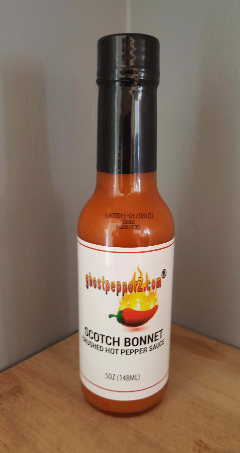 buy ghostpepperZ.com scotch bonnet crushed hot pepper sauce